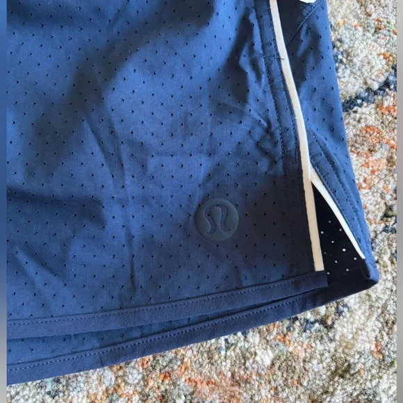 NWT Lululemon Court Rival High-Rise Short 3" *Perforated - Picture 6 of 9